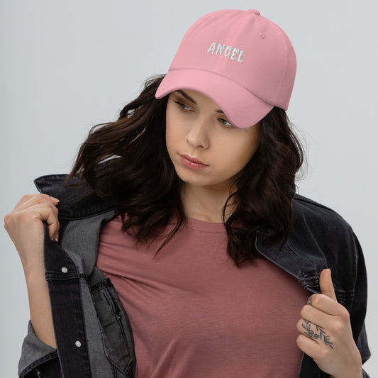 Casquette rose Angel